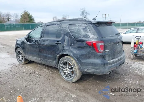 2019 Ford Explorer Sport из США, поврежденный, VIN 1FM5K8GTXKGA04769
